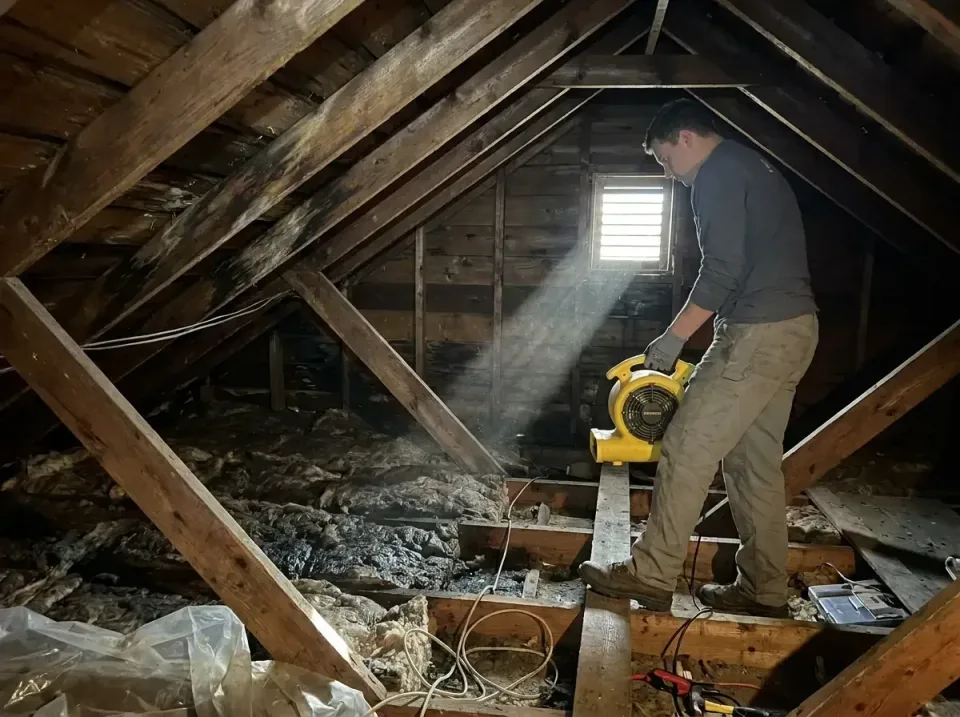 attic-water-damage-drying-proc-007 — frequently asked questions, Emergency Water Extraction & 24/7 Flood Response in Niles,…